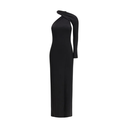 Black Viscose Cocktail Dress