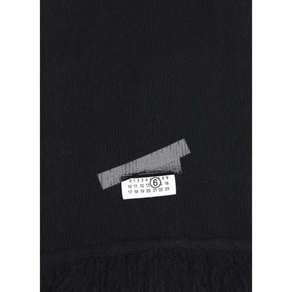 Black Wool Scarf