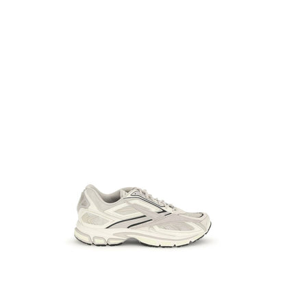 Beige Polyethylene Athletic Sneakers