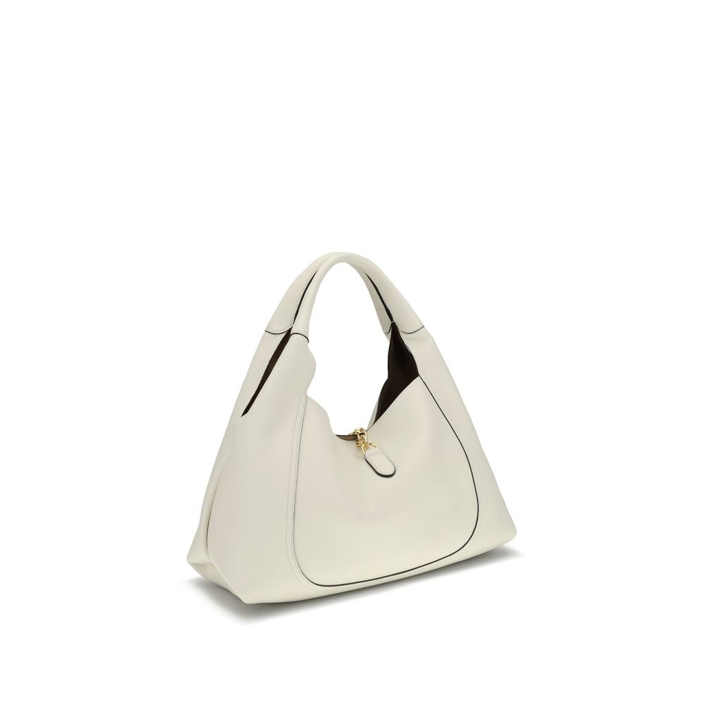 White Calf Leather Bos Taurus Shoulder Bag