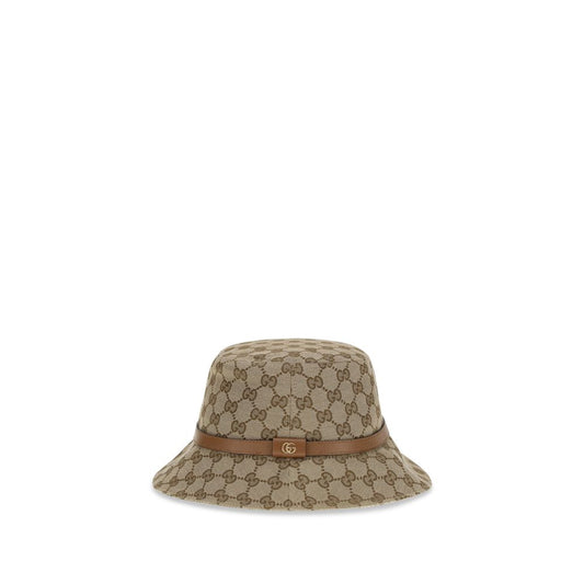 Beige Polyester Bucket Hat