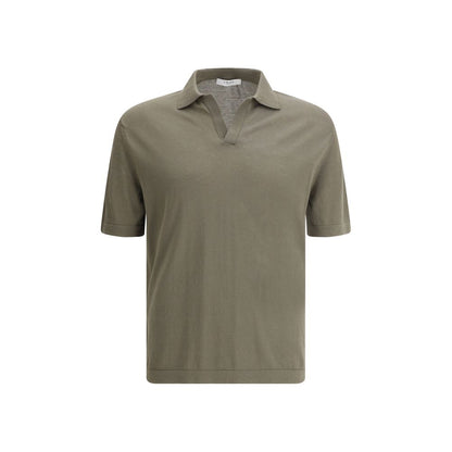 Bicolor Cotton Polo Shirt