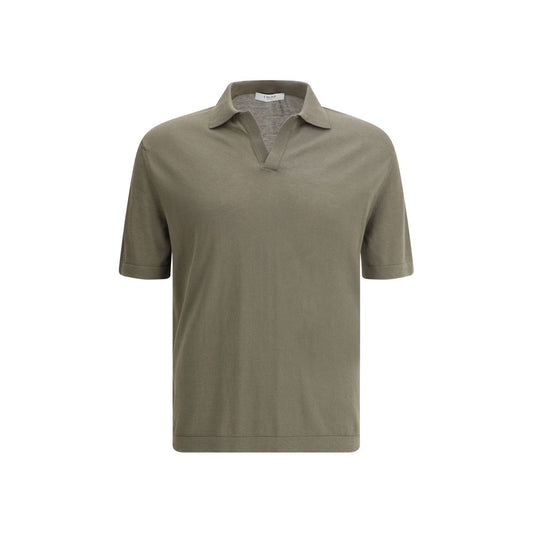 Bicolor Cotton Polo Shirt