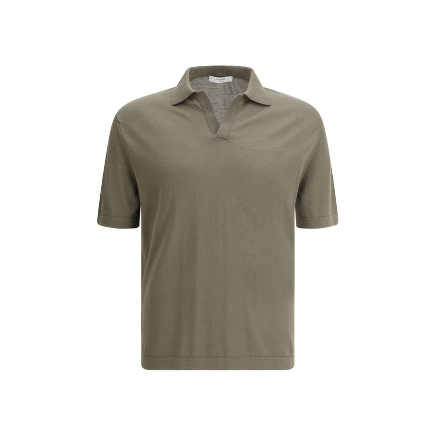Bicolor Cotton Polo Shirt