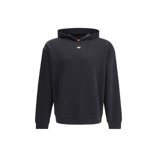 Black Cotton Sweatshirt