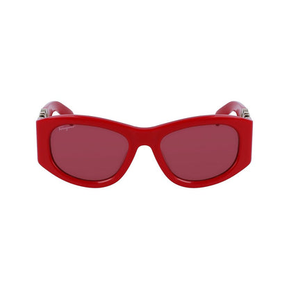 Red Acetate Sunglasses