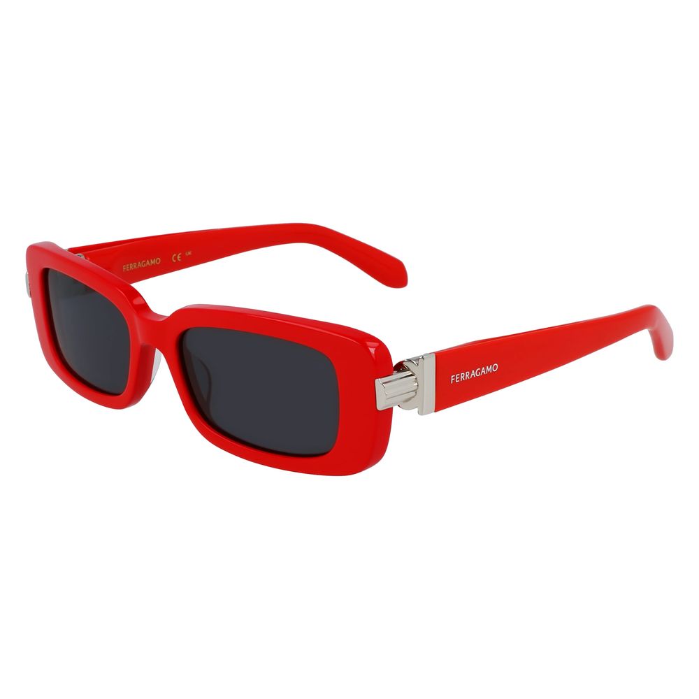 Red Acetate Sunglasses