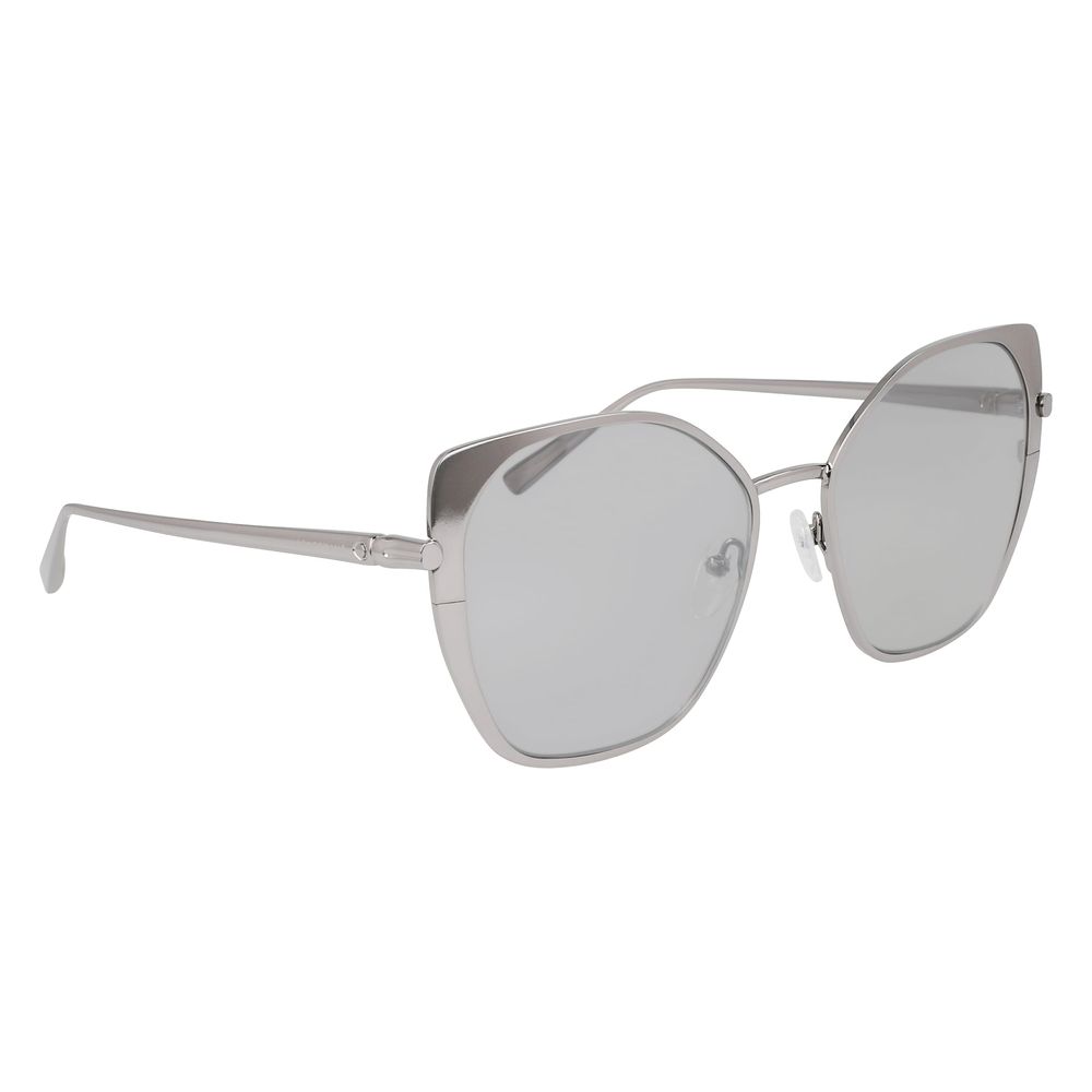 Gray Metal Sunglasses
