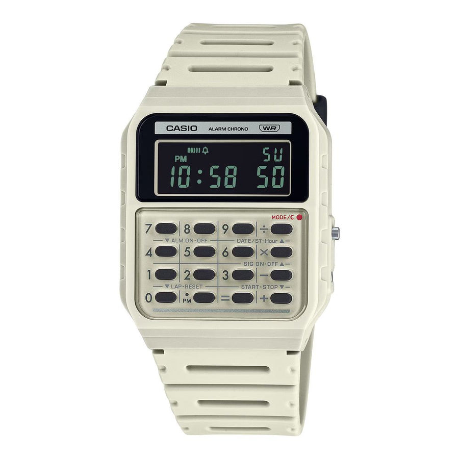 Beige Resin Digital Watch
