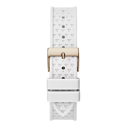 White Synthetic Dress Watch