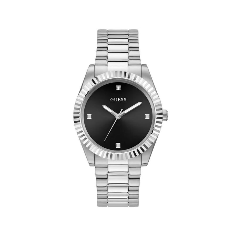 Gray Stainless Steel Dress Watch