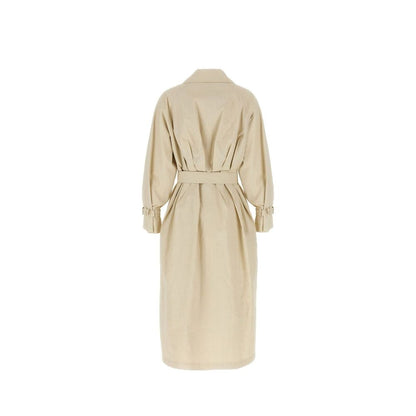 Beige Cotton Coat