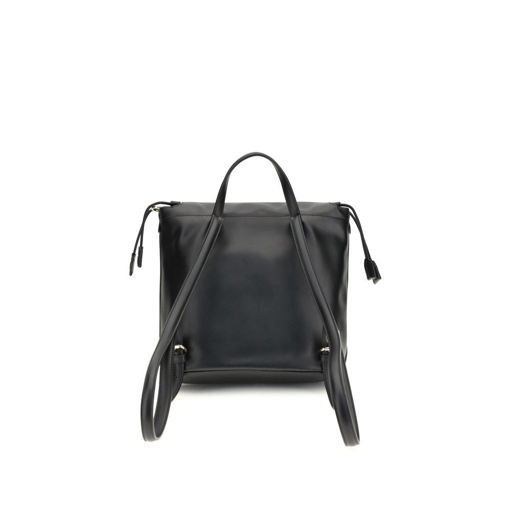 Black Calf Leather Bos Taurus Backpack