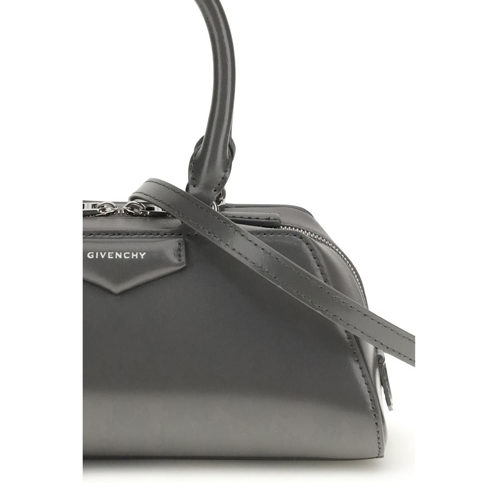 Gray Calf Leather Bos Taurus Shoulder Bag