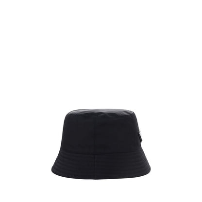 Black Polyamide Bucket Hat