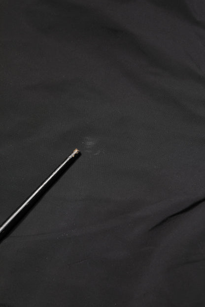 Black Mid Waist Men Tapered Dress Trouser Pants