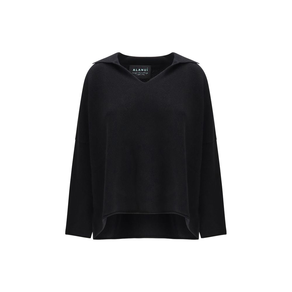 Black Cashmere Sweatshirt