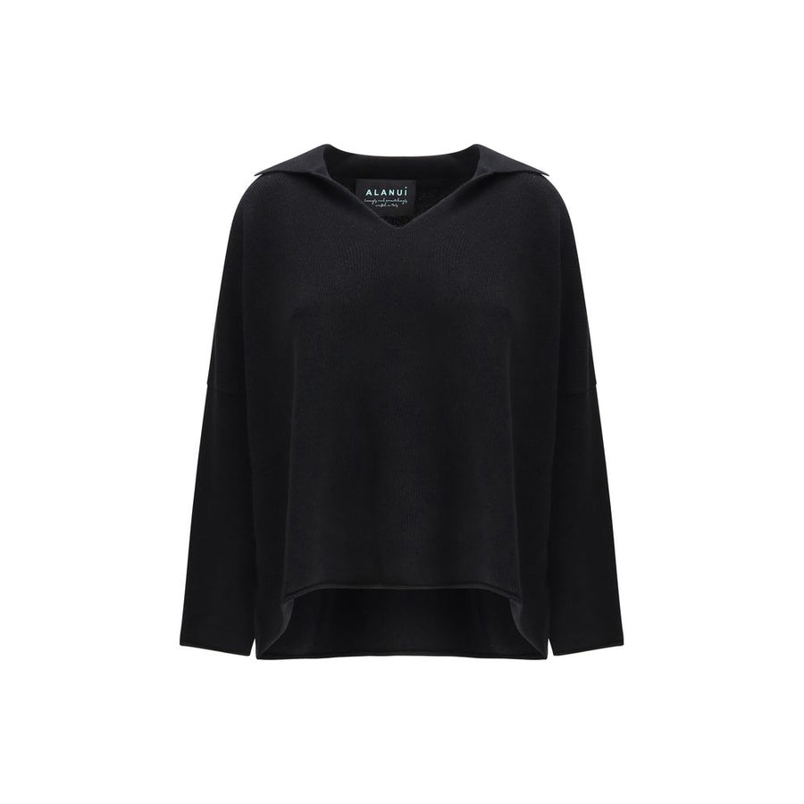 Black Cashmere Sweatshirt