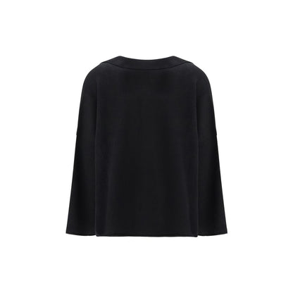 Black Cashmere Sweatshirt