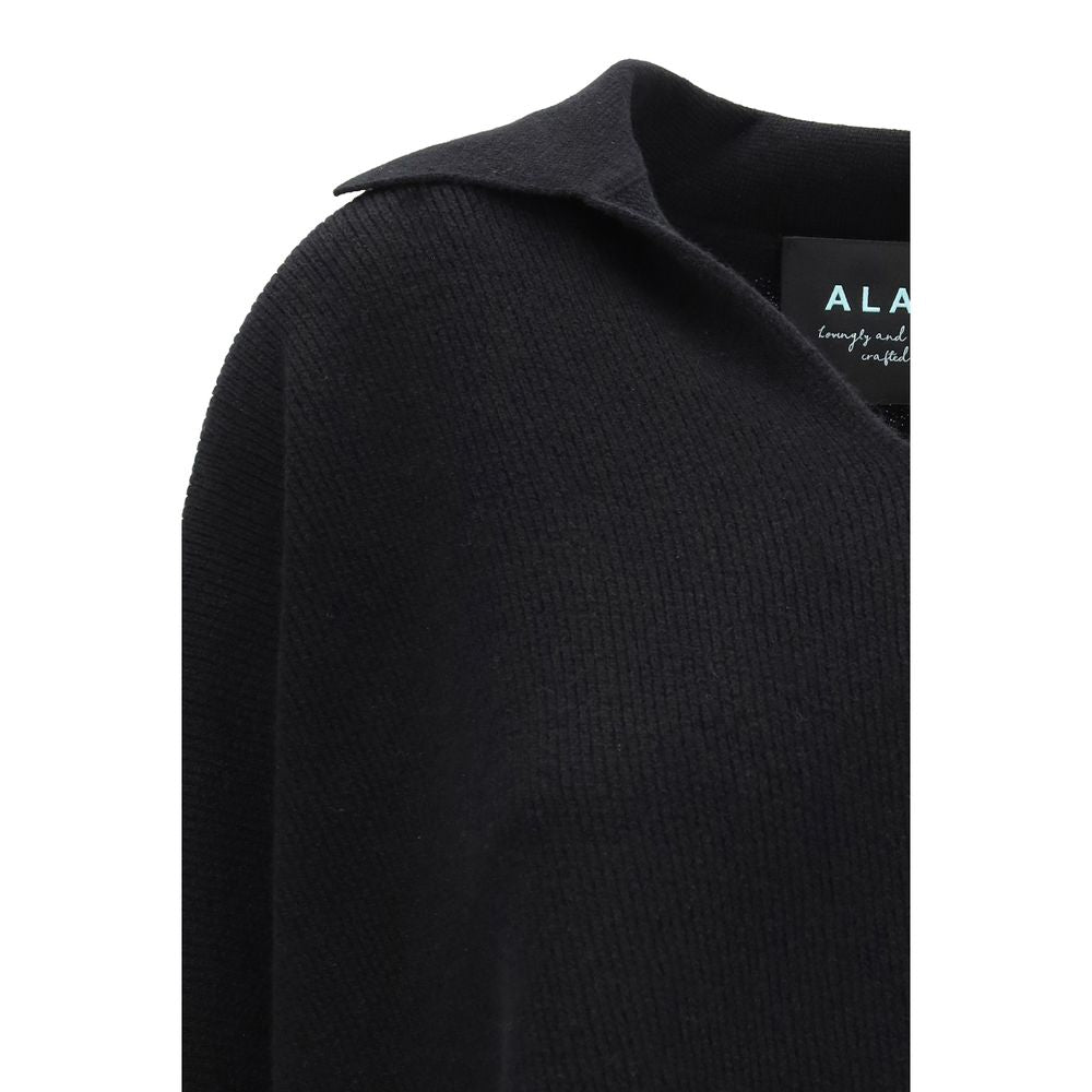 Black Cashmere Sweatshirt