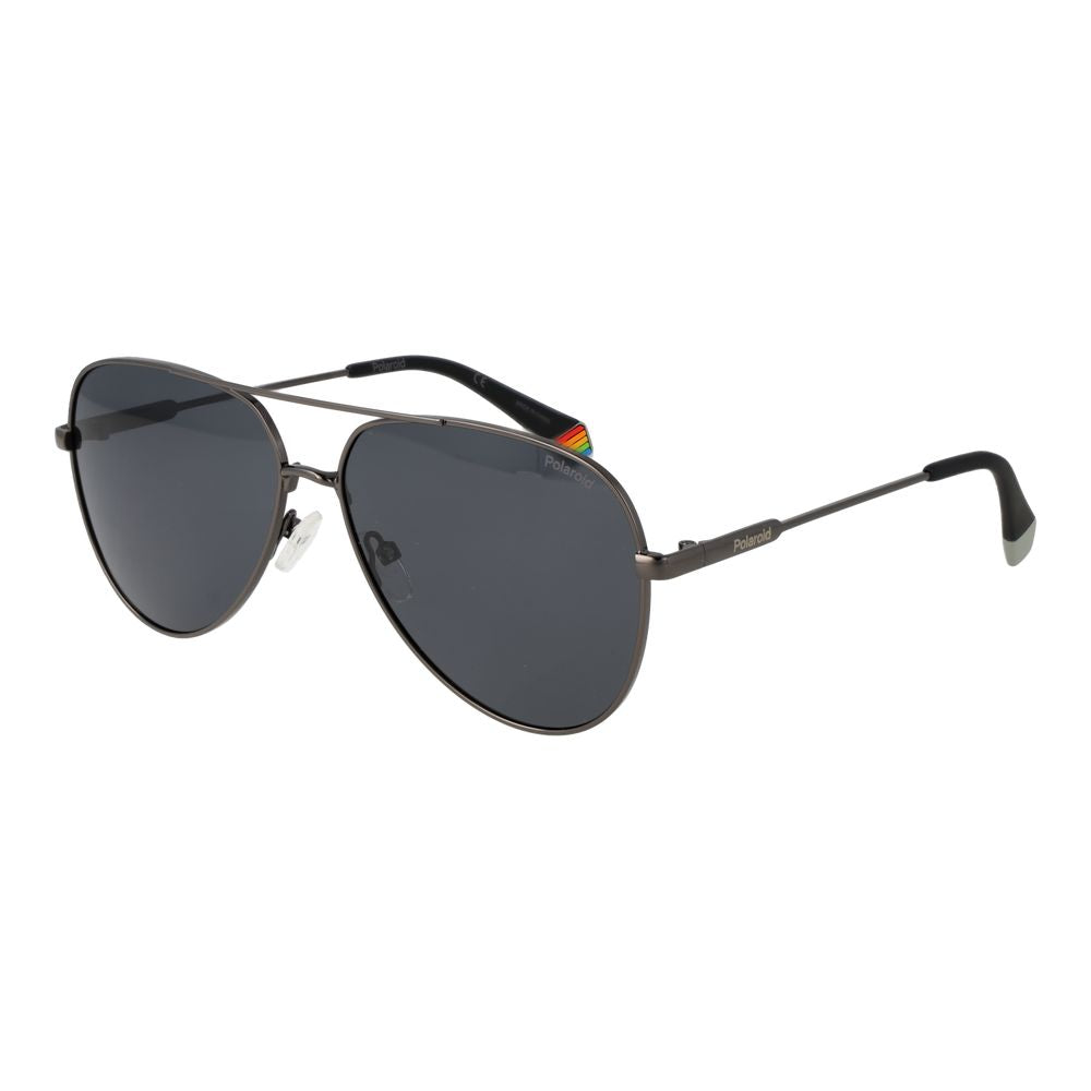 Gray Metal Sunglasses