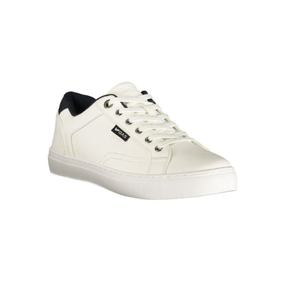 Bianco Polyurethane Men Sneaker