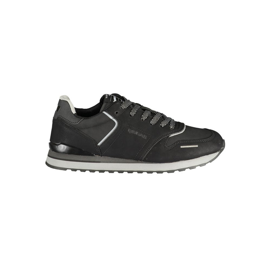 Black Polyurethane Men's Sneaker