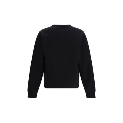 Black Cotton Sweatshirt