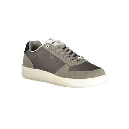 Gray Polyester Men Sneaker